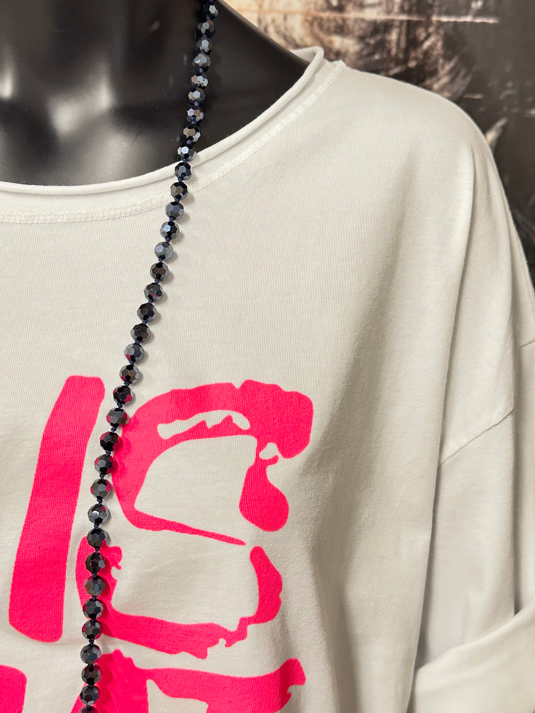 Oversize-T-Shirt „IT IS WHAT IT IS” (40/44) MADE IN ITALY