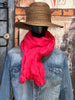 Knittertuch uni 100% Baumwolle pink
