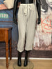 Pantalon 50% lin & 50% coton sable