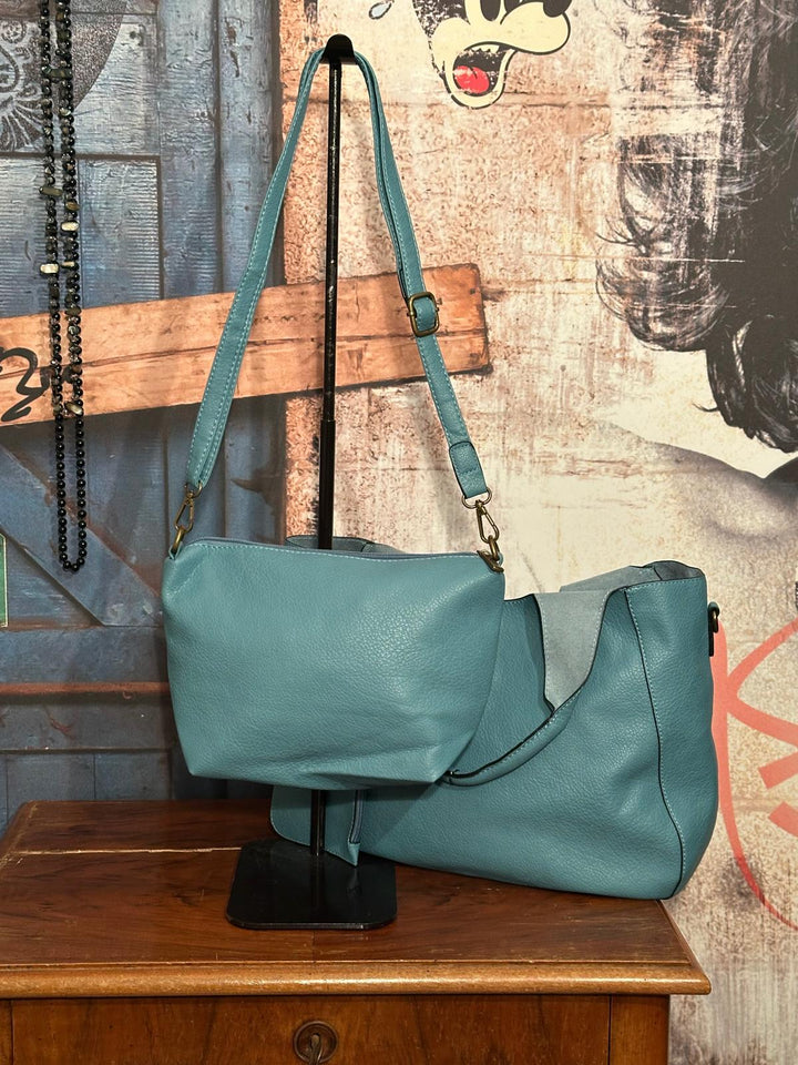 Sac 2 en 1 (S) turquoise