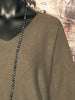 Kurzarmpullover khaki