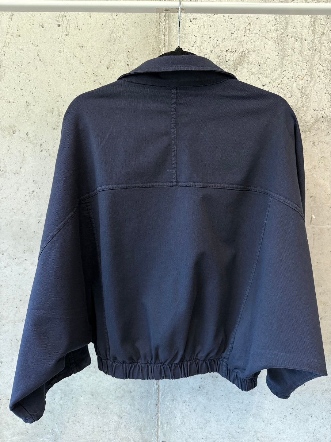 Kurze Oversize-Jacke aus 97 % Baumwolle (36/42) Hergestellt in Italien