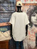 Langes T-Shirt + SIZE 100% Baumwolle "Mickey" ecru