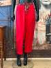 Pantalon/jogg uni + SIZE rouge