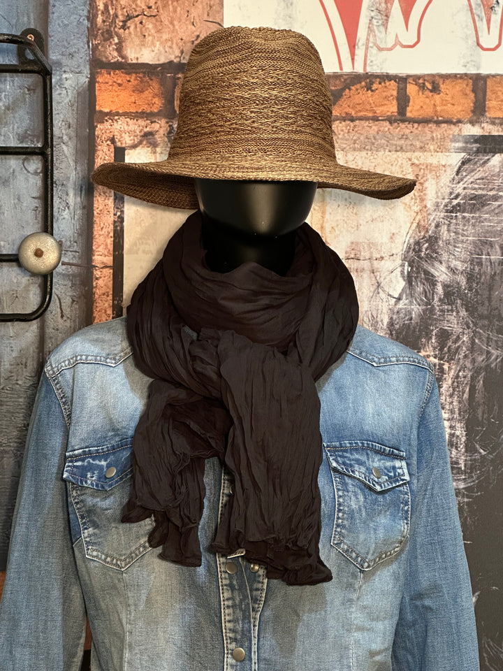 Knittertuch uni 100% Baumwolle schwarz
