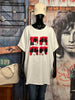 Langes T-Shirt + SIZE 100% Baumwolle "Mickey" ecru