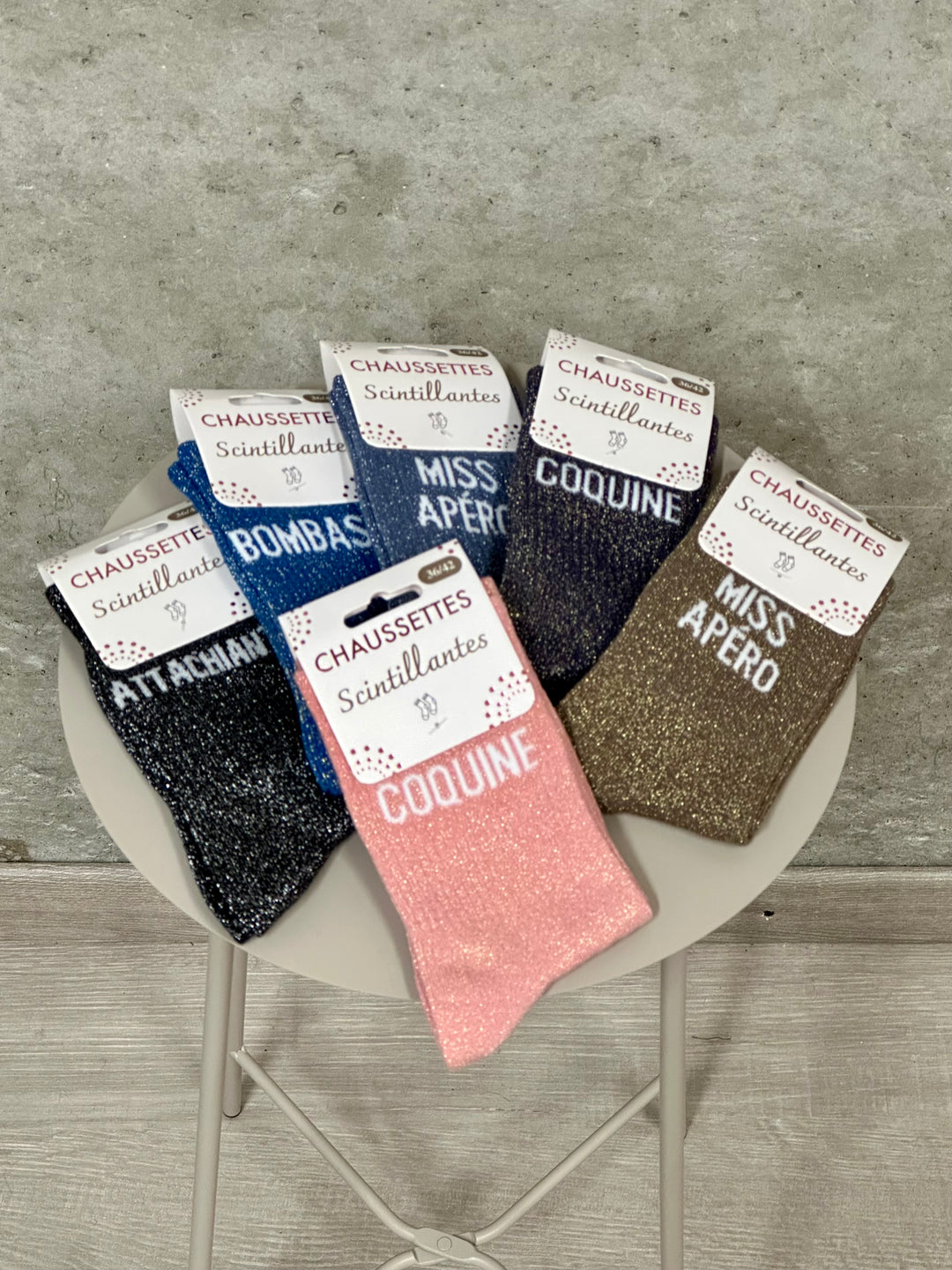 Chaussettes scintillantes "Candice"