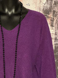 Pull tout doux violet