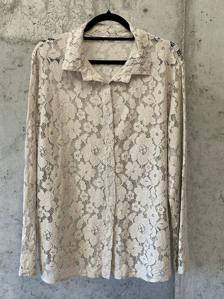 Chemisier 100% dentelle florale (38/42) MADE IN ITALY