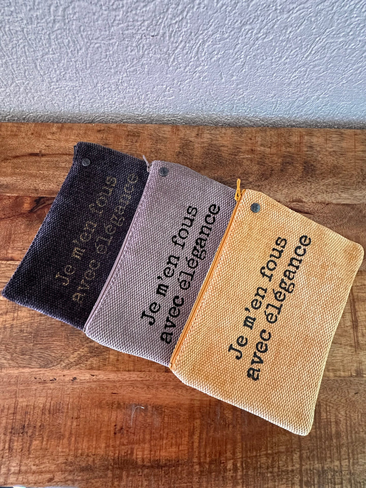 Trousse Lulu "Je m'en fous avec élégance" 100% 🇫🇷