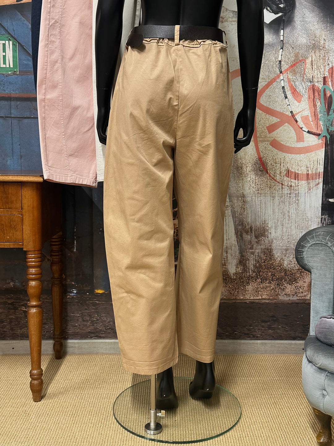 Pantalon "ballon" taille élastique (40/44) MADE IN ITALY