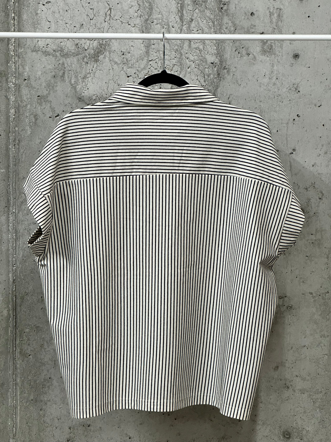 Oversize-Poloshirt mit Streifen (38/44)