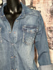 Chemise en jean vintage clair