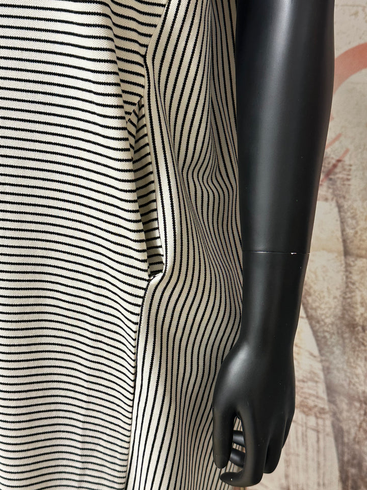 Oversize-Polo-Kleid mit Streifen (38/44)