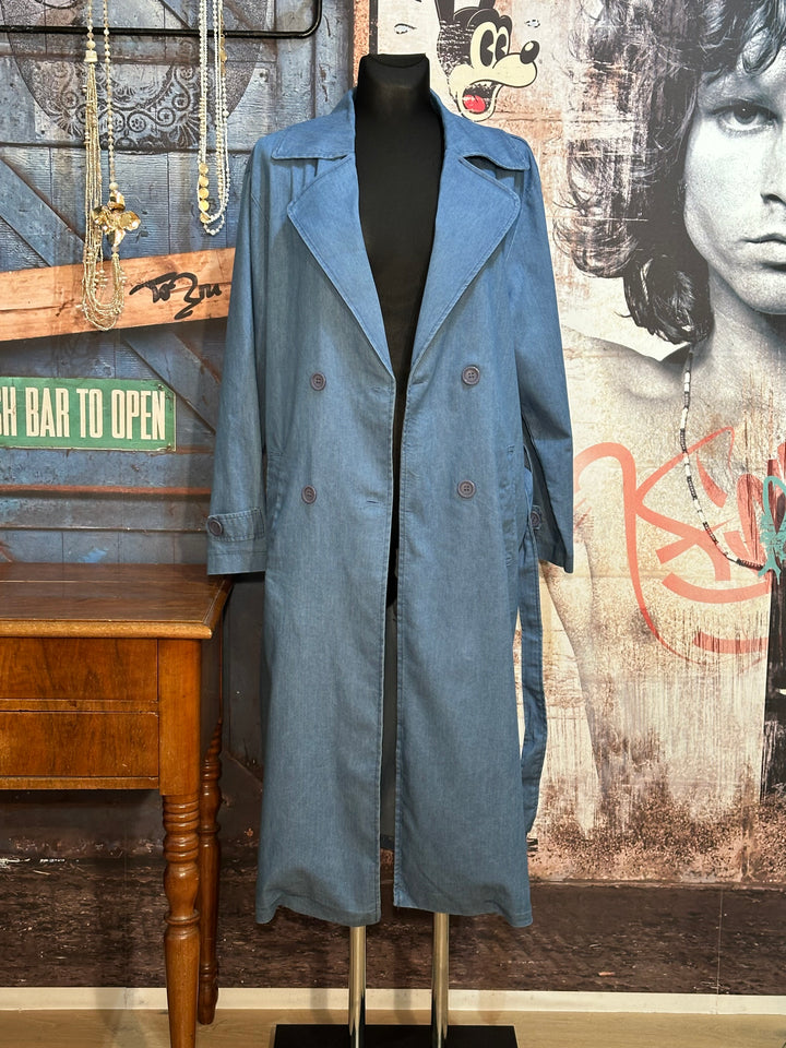 Trenchcoat light blue