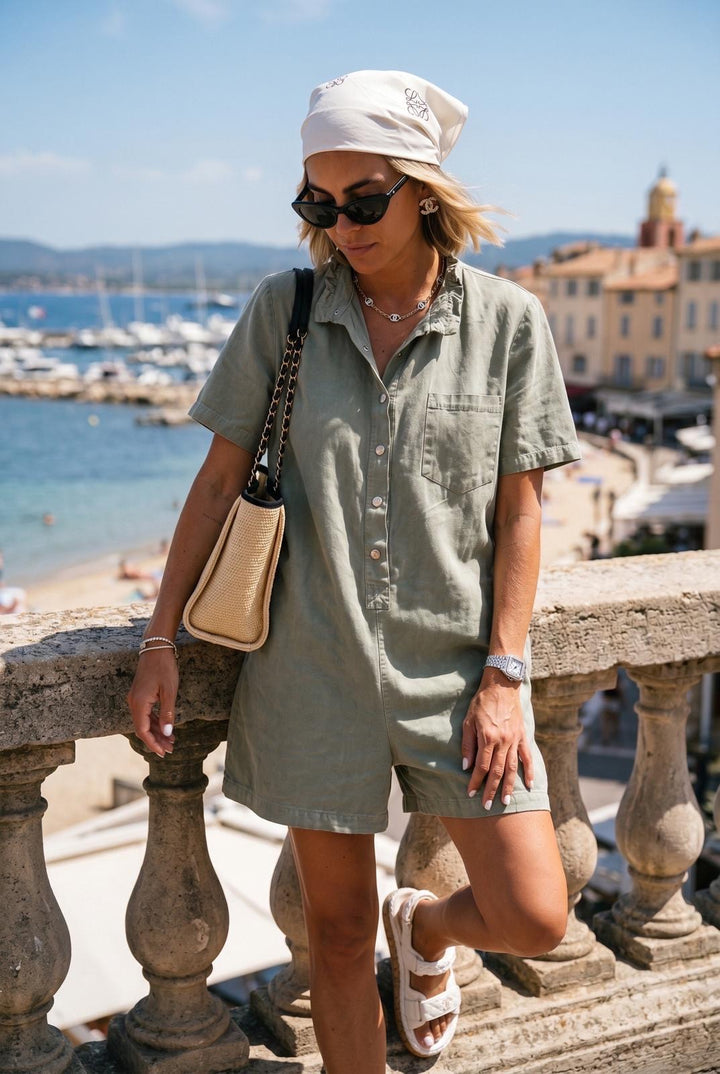 Combi-short « Lou » 100% coton 36 ➡️ 42 MADE IN ITALY