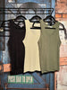 Feinmaschiges Tank-Top in beige