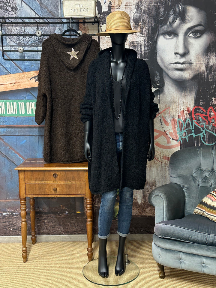 Kapuzenjacke aus Bouclé (40/46) MADE IN 🇮🇹