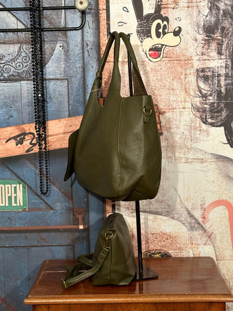 2-in-1-Tasche (S) khaki