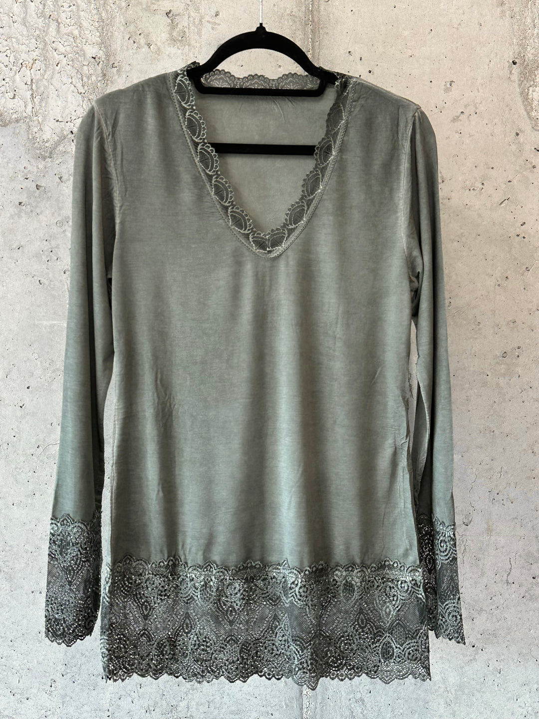 Sous-pull manches longues dentelle 36/42 MADE IN 🇮🇹