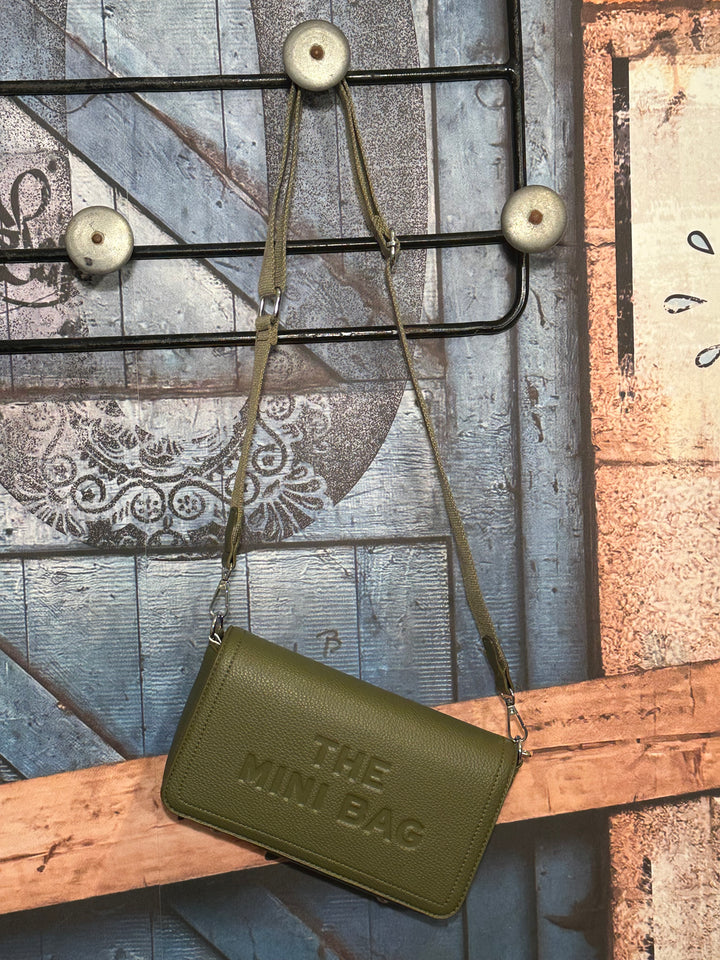Schultertasche "THE MINI BAG" khaki