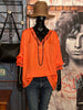 Top viscose & soie + SIZE orange