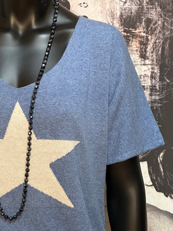 T-shirt en mailles fines 