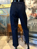Pantalon taille élastique bleu marine taille 44/48
