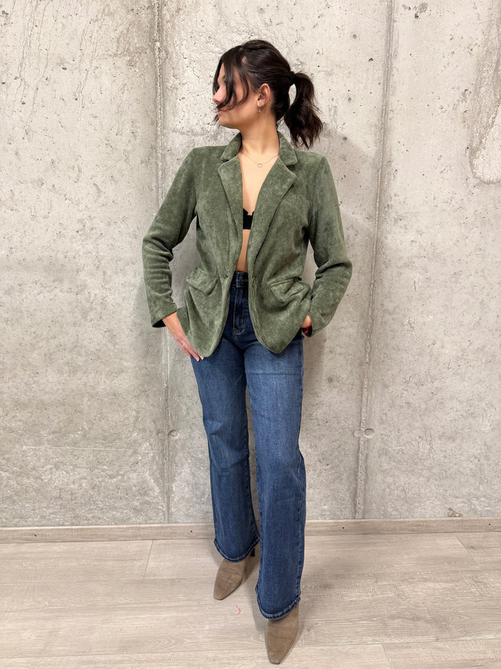 Blazer en velours côtelé fin & léger (34/36 et 38/40) MADE IN 🇮🇹