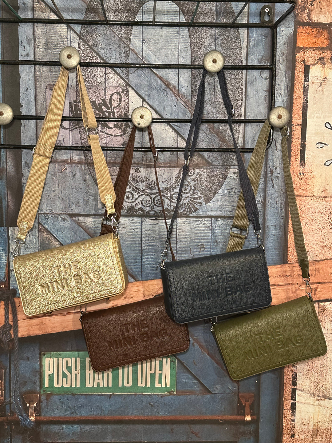 Schultertasche "THE MINI BAG" khaki