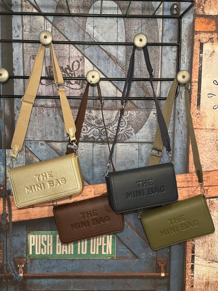 Schultertasche "THE MINI BAG" khaki