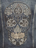 Veste en jean + size "Skull"