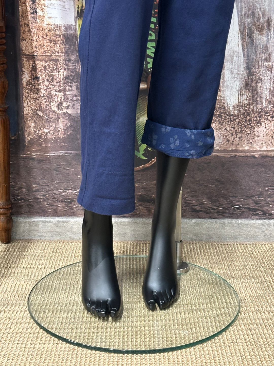 Hose in Übergröße mit bedrucktem Bund und Umschlag (42/46) MADE IN ITALY