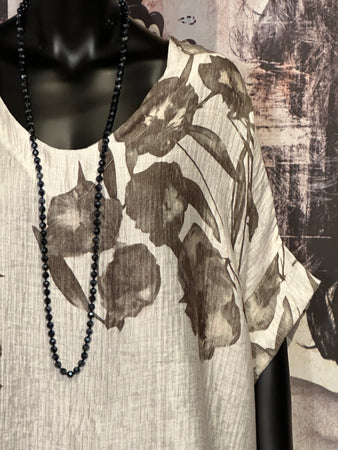 Blouse fluide + size motif 
