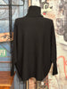 Pull oversize + size col roulé noir