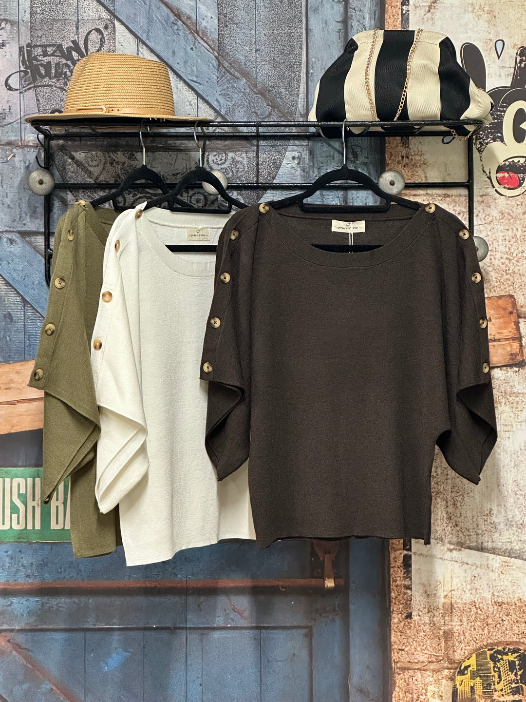 Pull "Cléa" col bateau &amp; bouton (38/42)