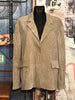 Blazer + SIZE en velours côtelé beige foncé