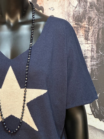 T-shirt en mailles fines 