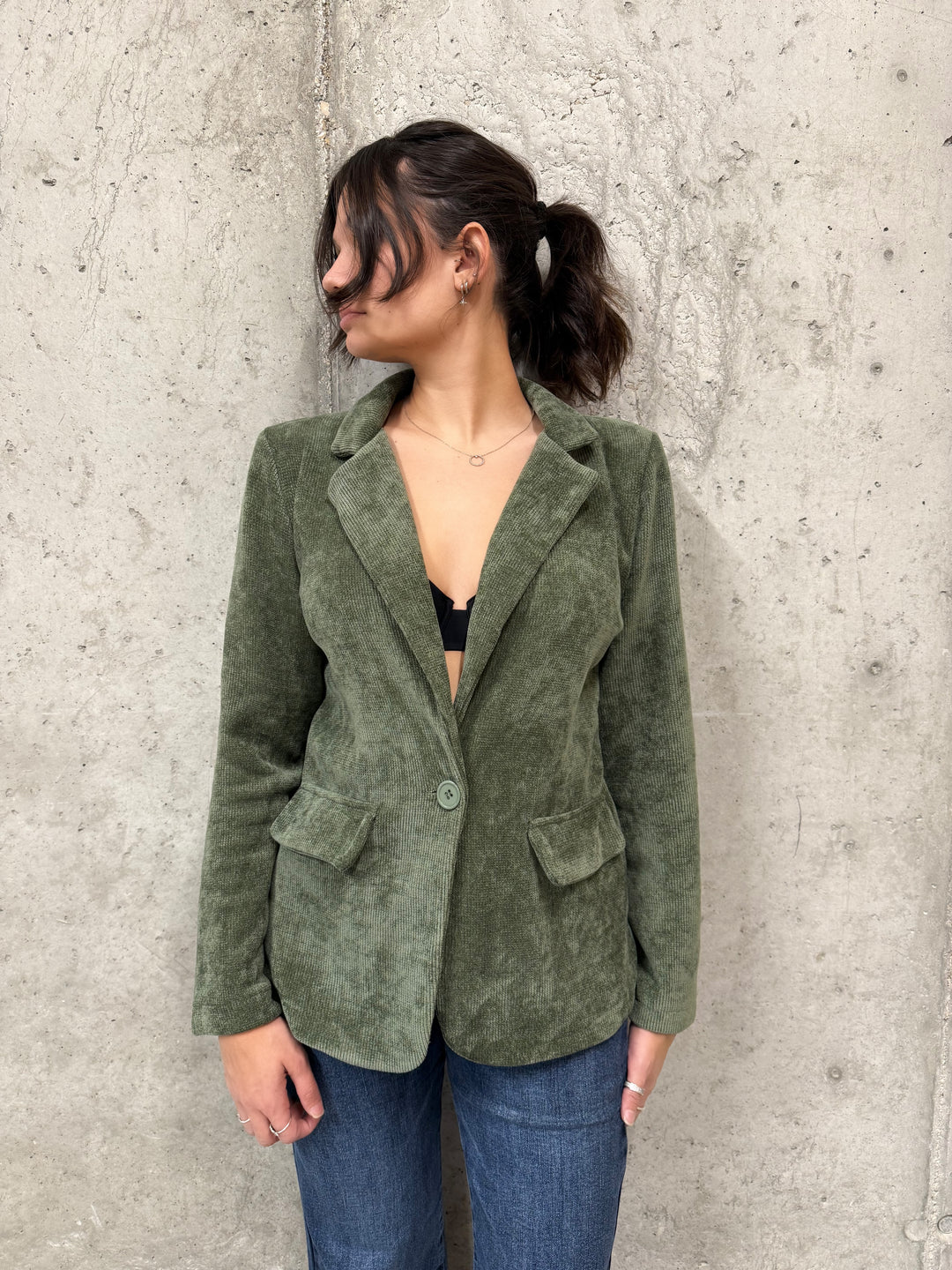 Blazer en velours côtelé fin & léger (34/36 et 38/40) MADE IN 🇮🇹