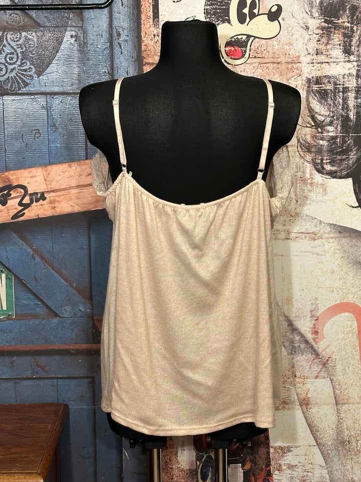 Caraco + size Spitze beige (42/46)