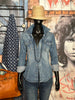 Chemise en jean vintage clair