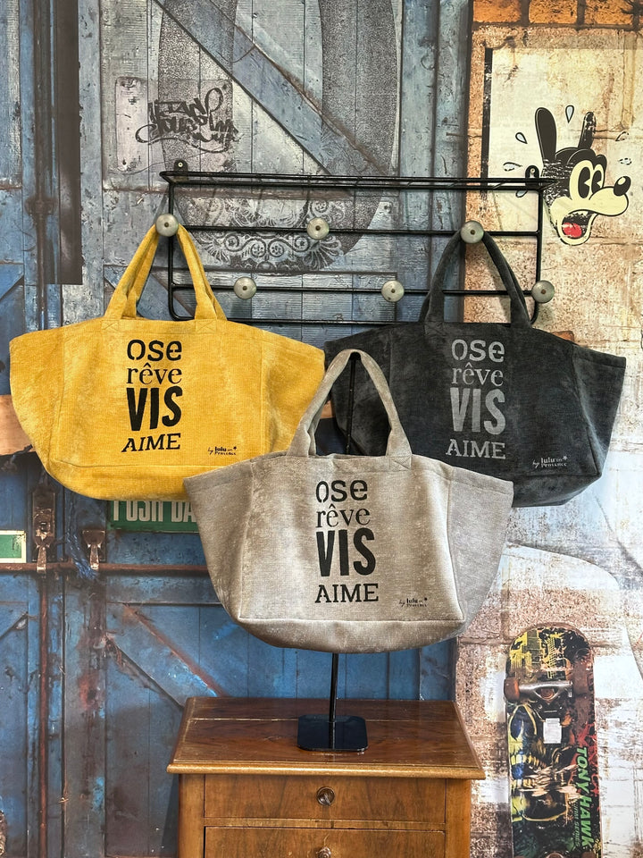 Sac/cabas Lulu "Ose rêve vis aime" 100% 🇫🇷