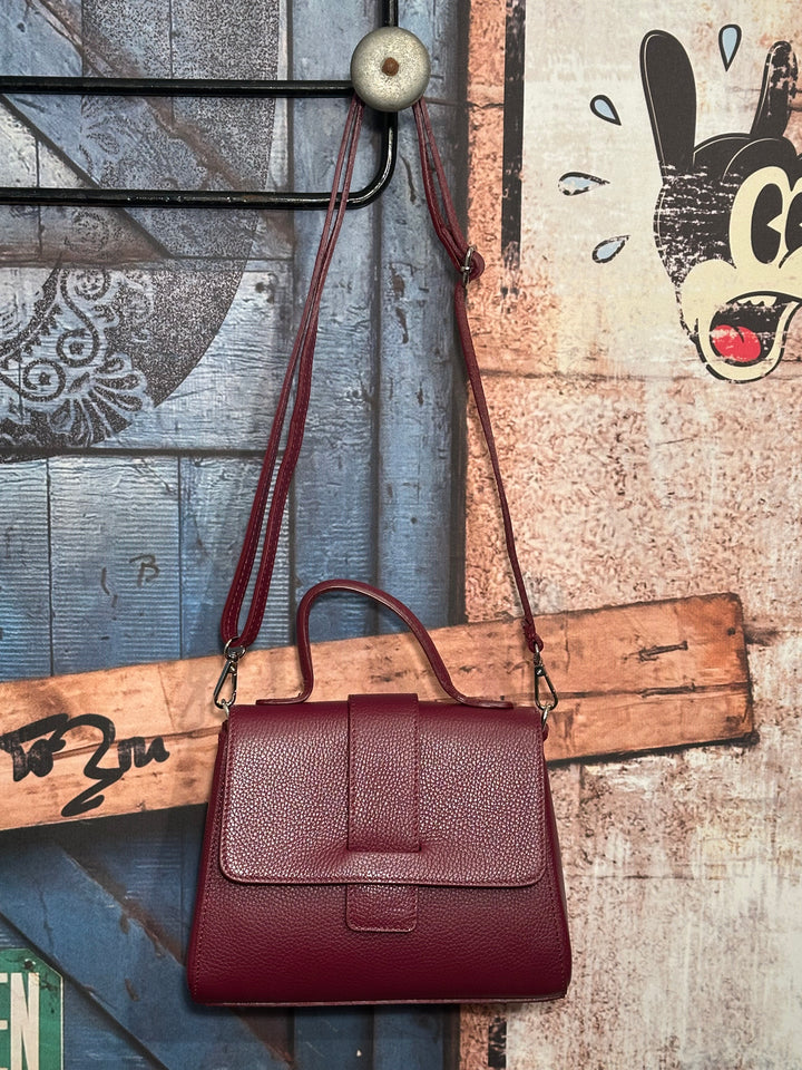 Sac à main en cuir grainé MADE IN 🇮🇹