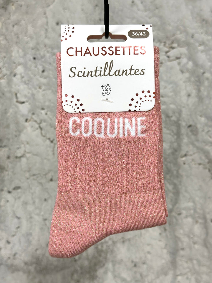 Chaussettes scintillantes "Candice"