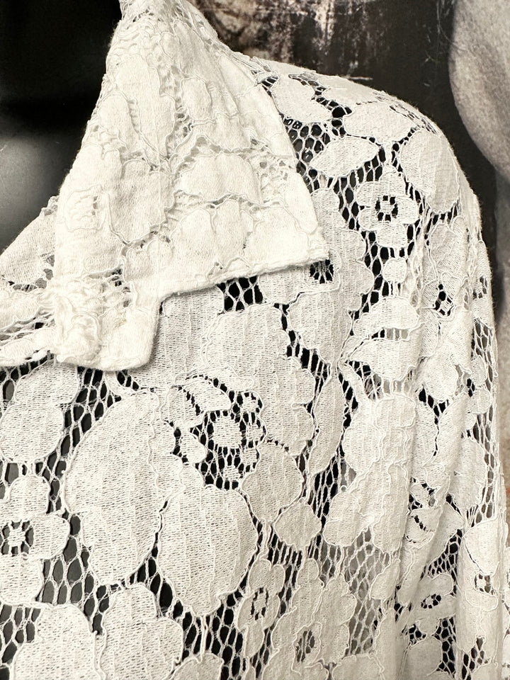 Chemisier 100% dentelle florale (38/42) MADE IN ITALY