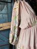 Kleid rosa Vintage exotisches Muster