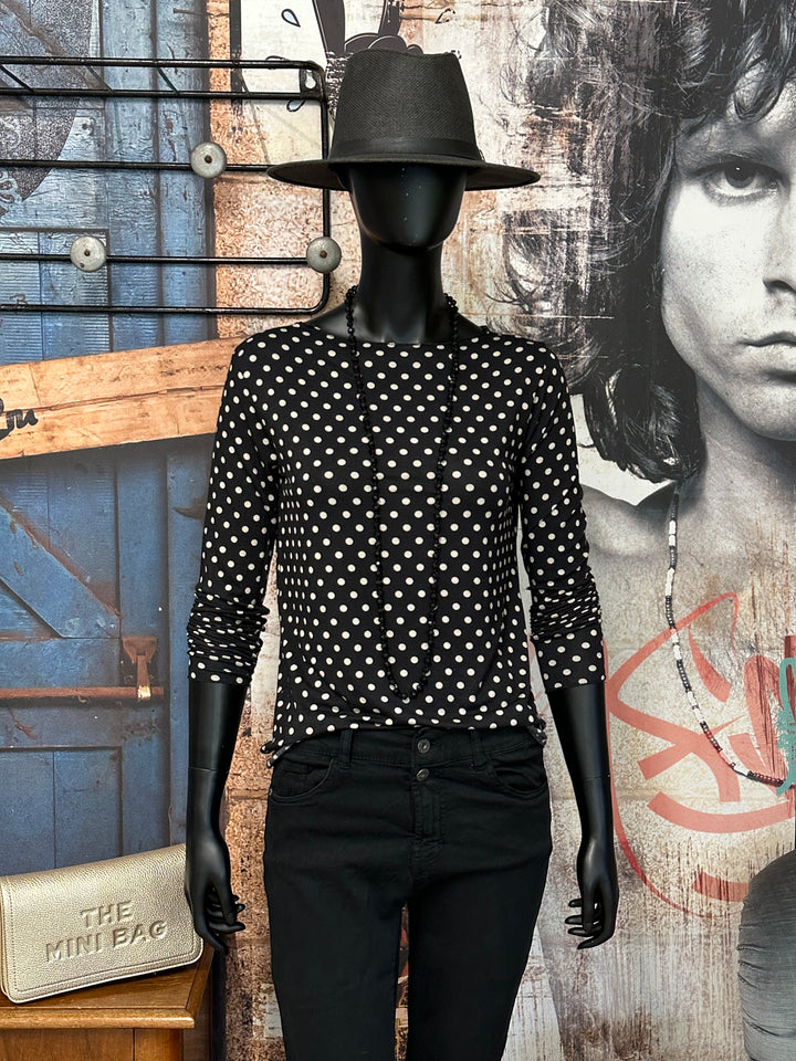 Unterziehpullover bedruckt mit "Punkten" (36/40) MADE IN 🇮🇹