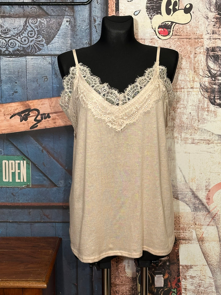 Caraco + size Spitze beige (42/46)
