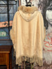 Poncho cocooning camel clair