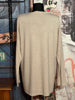 Pull  + size "Coeur" beige